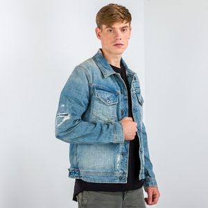 G-STAR RAW D-Staq deconstructed slim denim jacket